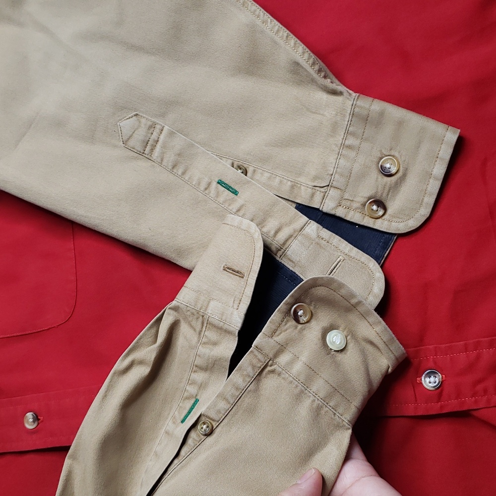Vintage Tommy Hilfiger Cotton Wool Corduroy Colorblock Button Shirt Size L 90s - Picture 14 of 16